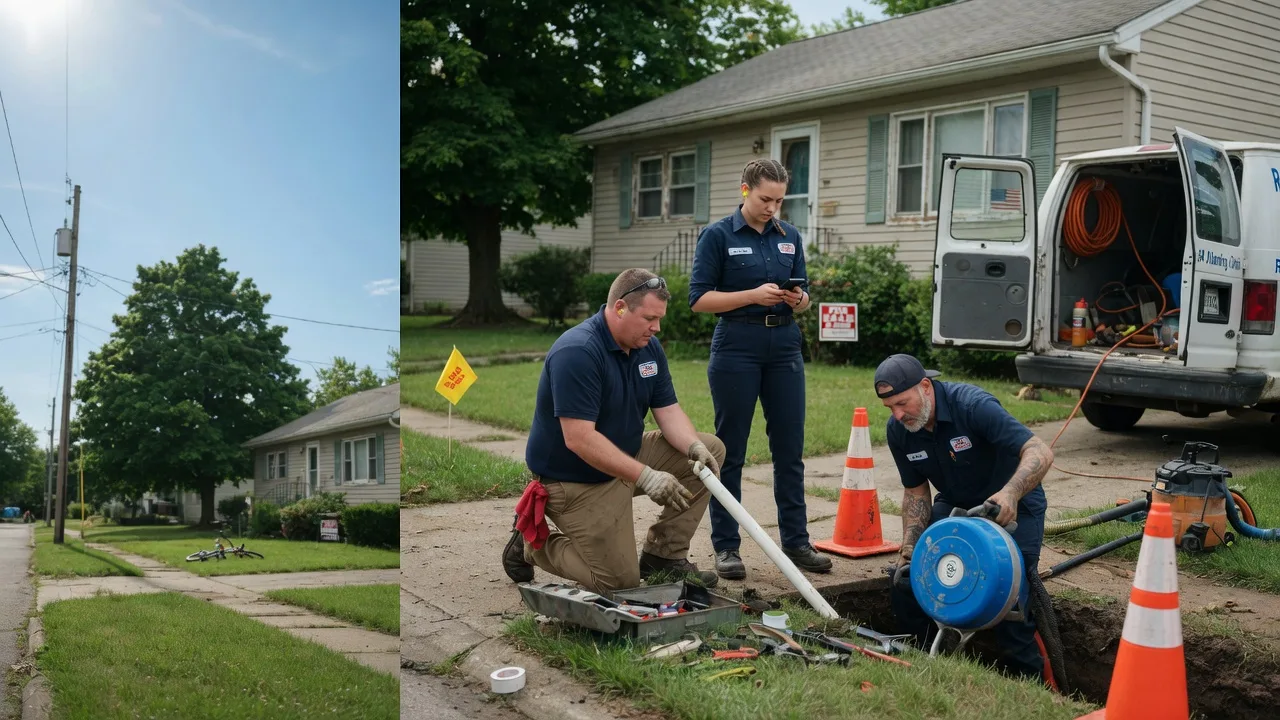 Sewer Line Repair in Cropsey, IL near me